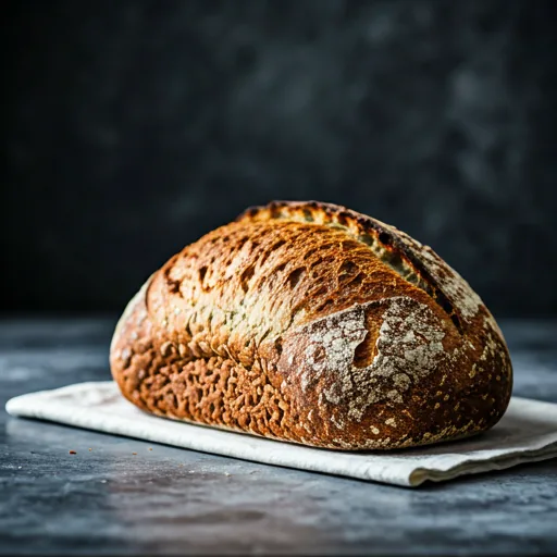 Fresh sourdough bread loaf